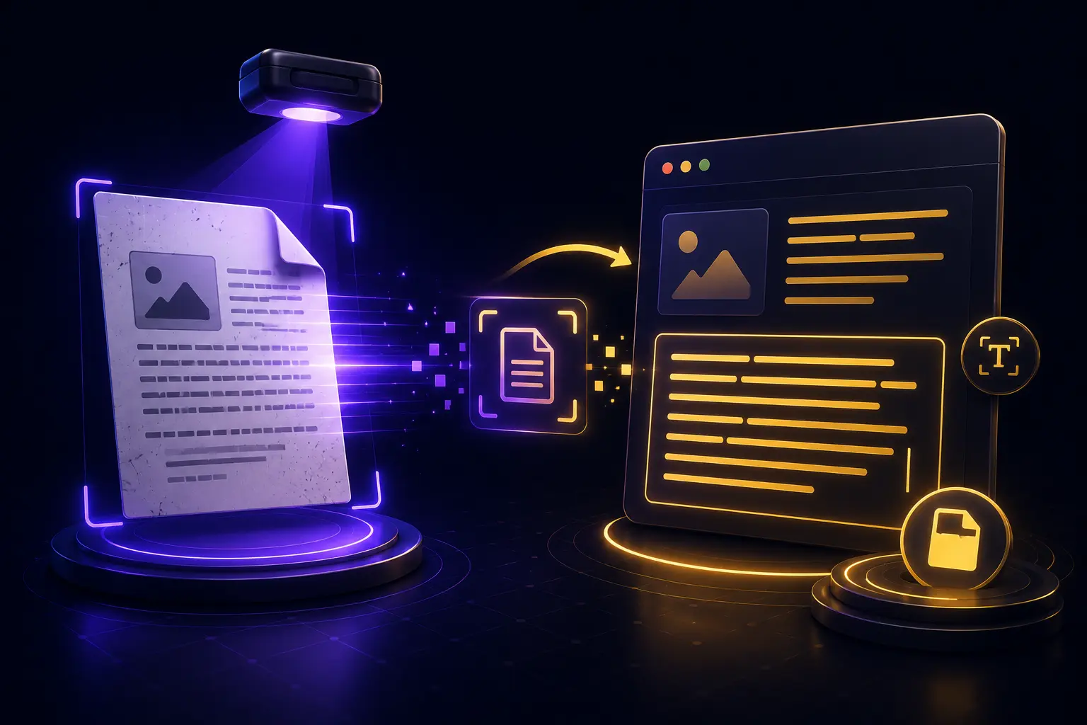 Extract text from scanned documents and images using OCR
